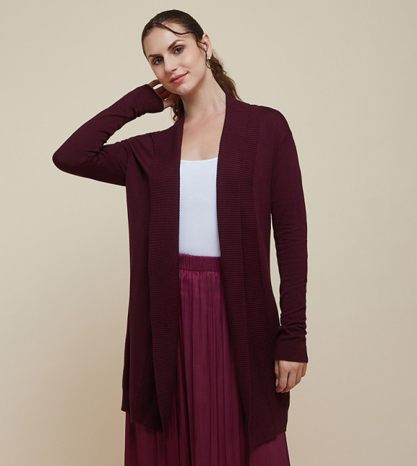 Knitted Shrug with Long Sleeves