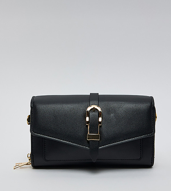 Buckle Detail Crossbody Bag