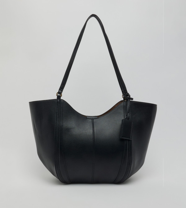 Solid Shoulder Bag Set