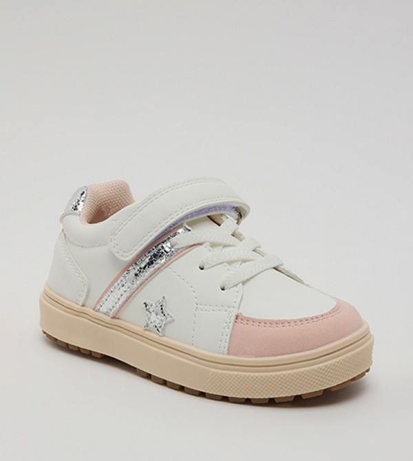 Color Block Velcro Sneakers