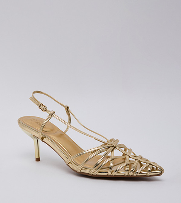 Strappy Slingback Pumps