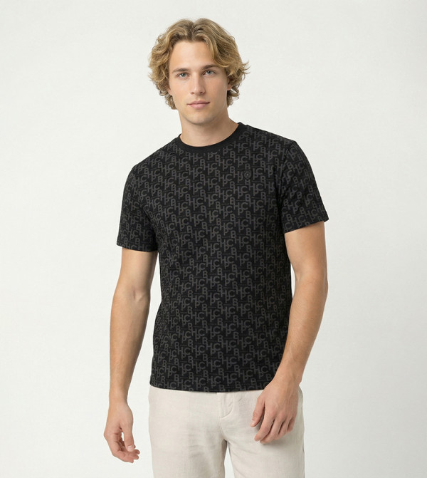 Typography Crew Neck T-Shirt
