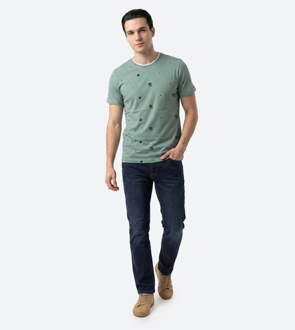 Graphic Crew Neck T-Shirt