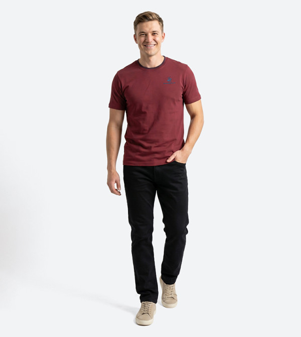 Logo Detail Crew Neck T-Shirt