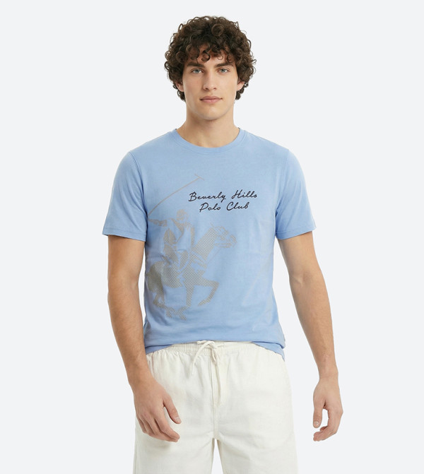 DALTON Logo Printed Crew Neck T-Shirt