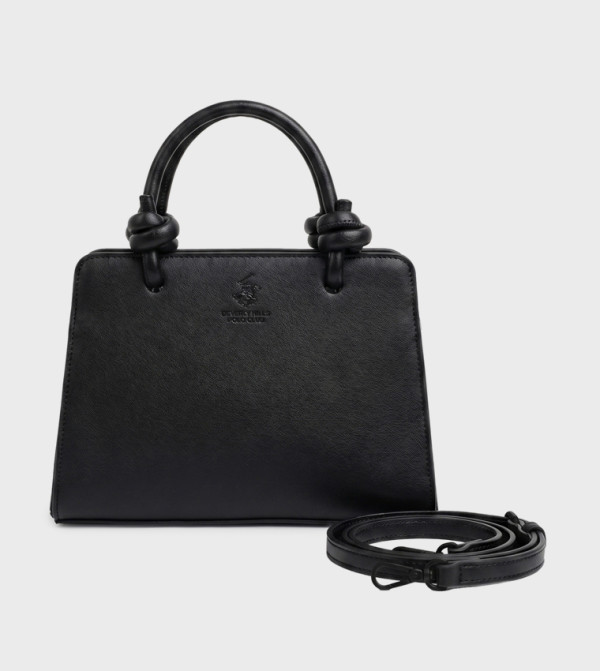 Logo Detail Satchel Bag