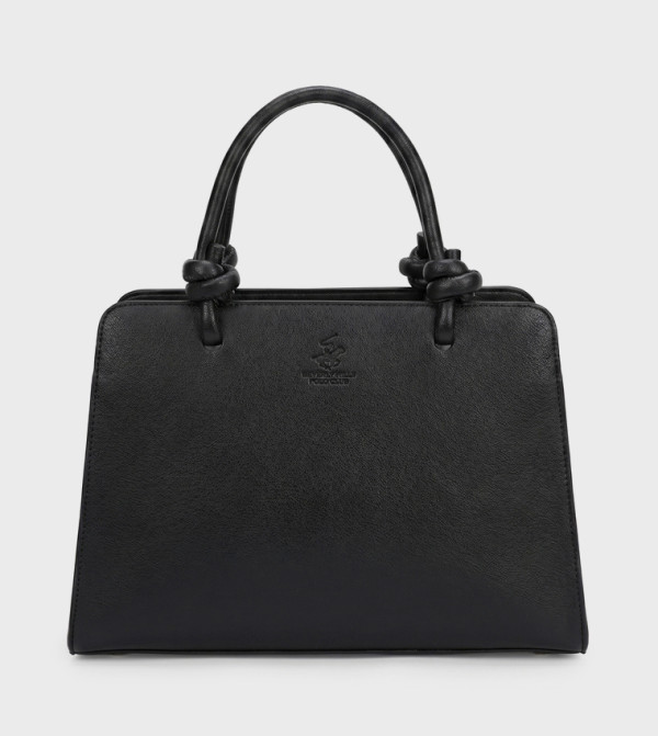 Logo Detail Satchel Bag