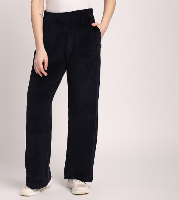 Soft Velour High Waist Pants