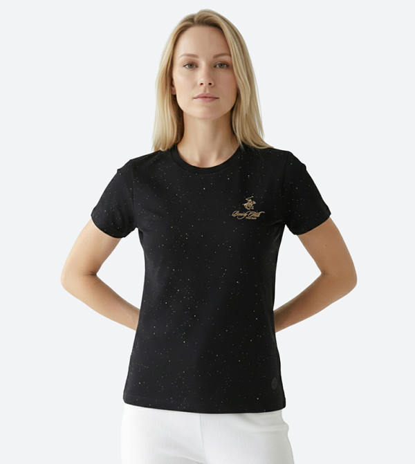 Logo Detail Crew Neck T-Shirt