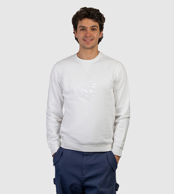 Logo Printed Crew Neck Sweatshirt