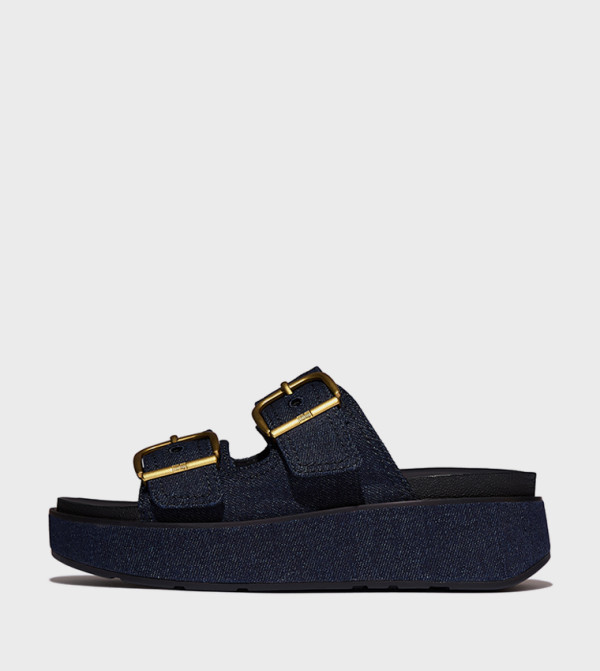 GEN-FF MAX Double Strap Denim Platform Sandals