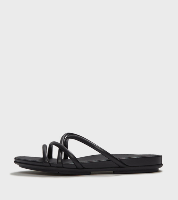 GRACIE Strappy Leather Flat Sandals