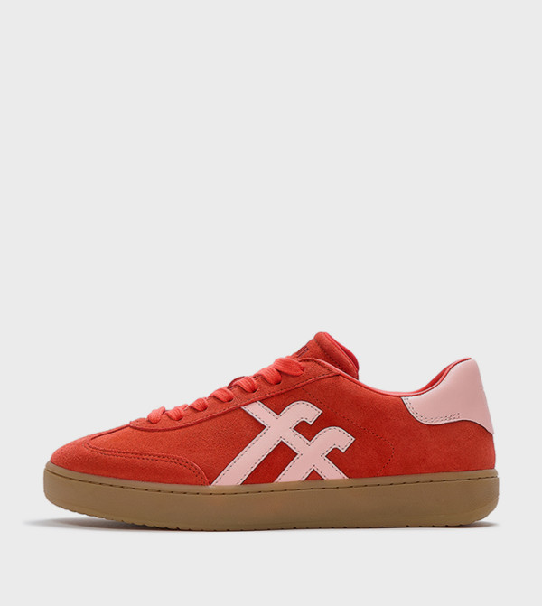 THE DASH Suede Lace Up Sneakers