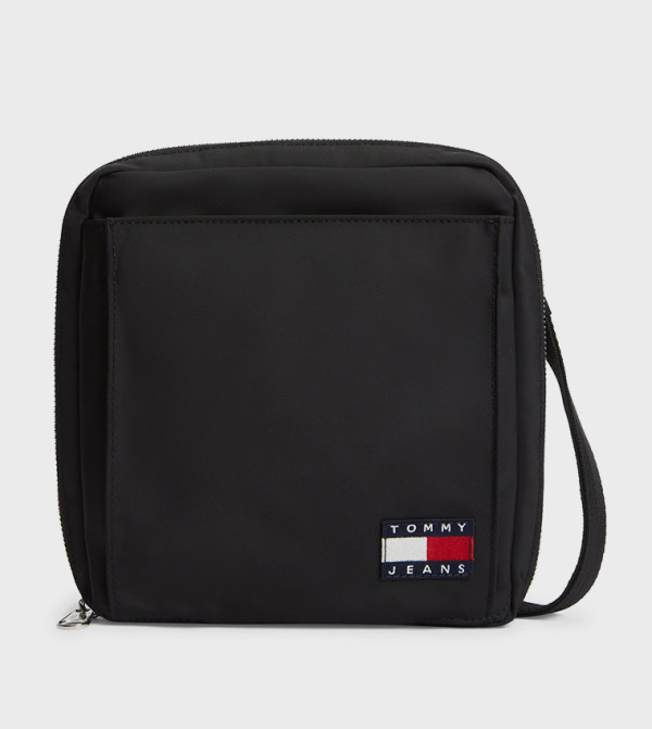 Flag Detail Convertible Reporter Bag