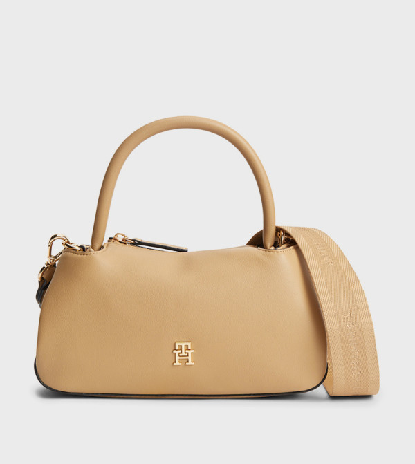 Monogram Detail Satchel Bag