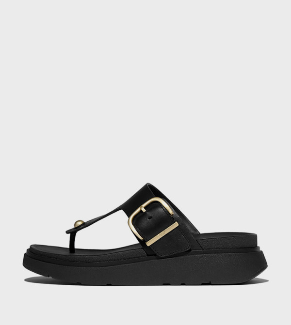 GEN-FF Buckle Leather Comfort Sandals