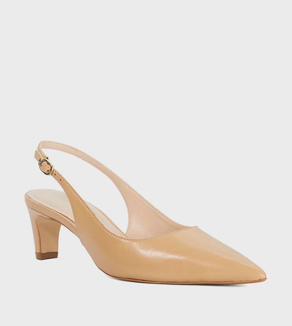 CONNECTION Textured Slingback Pumps