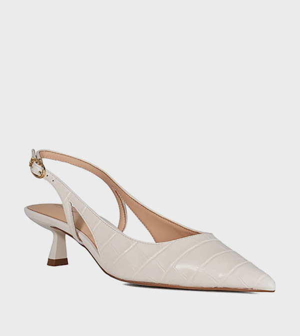 CYAN Pointed Toe Slingback Pumps