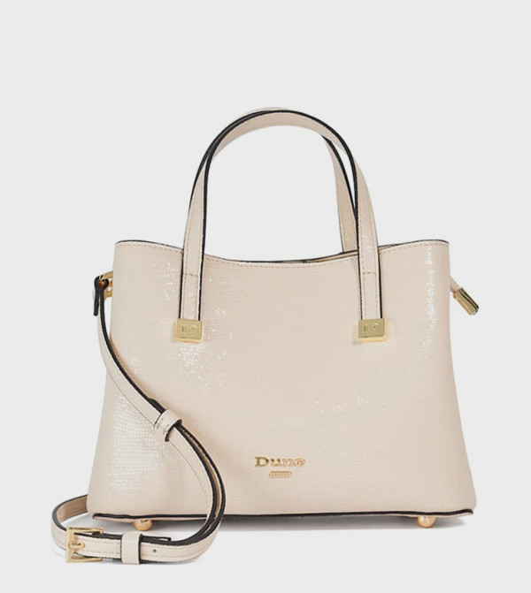 DOMINANTLY Croc Textured Tote Bag