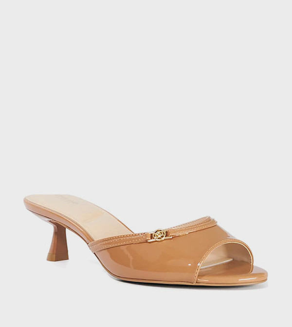 MAVERICK Metal Accent Heel Sandals