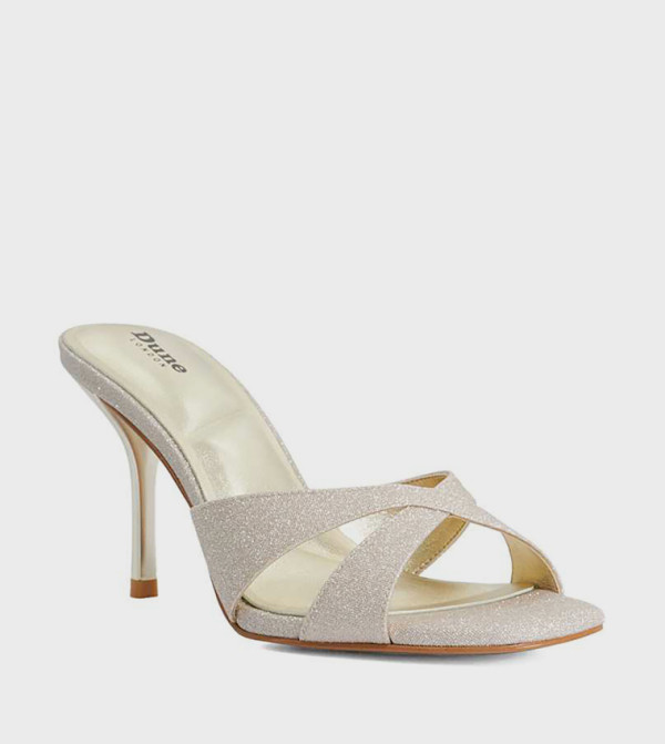 MAVINA Shimmer Stiletto Heel Sandals