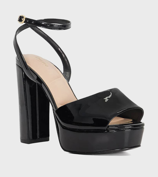MAYE Ankle Strap Platform Heel Sandals