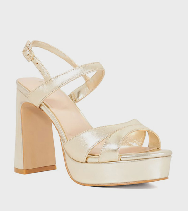 MESSER Slingback Platform Heel Sandals
