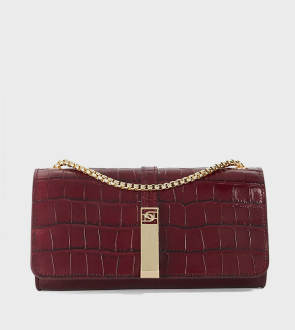 SAYLORS Textured Flap Crossbody Bag