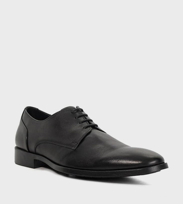 SOLE Textured Lace-Up Formal Shoes