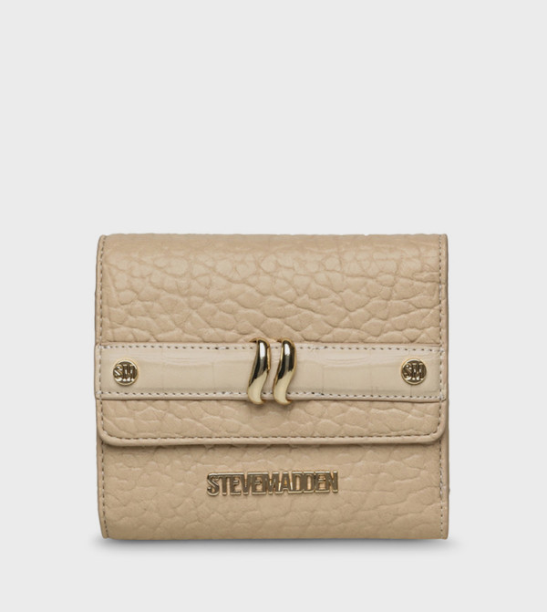 BTUNIS Metal Accent Tri-Fold Wallet