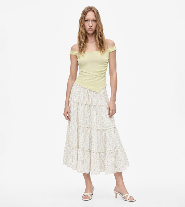 Asymmetric Off Shoulder Top