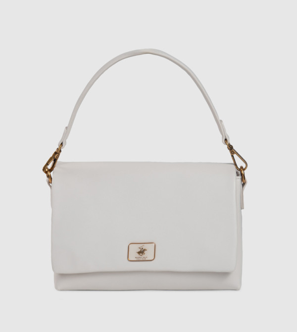Logo Detail Top Handle Bag
