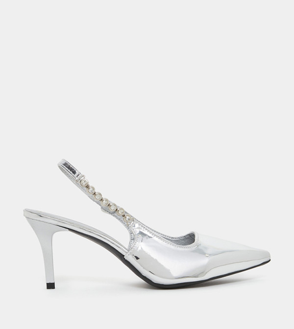Embellished Side Strap Pumps