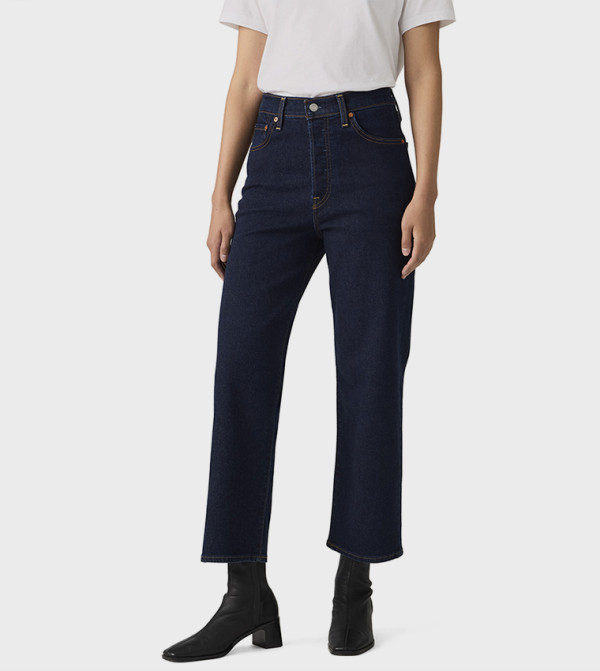 Ribcage High Waist Straight Fit Jeans