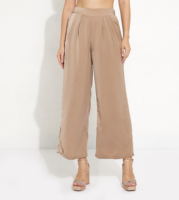 Aero Girls Elastic Waist Wide Leg Pants