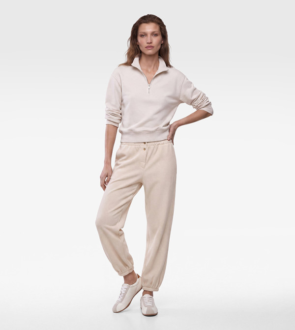 Solid Relaxed Fit Joggers