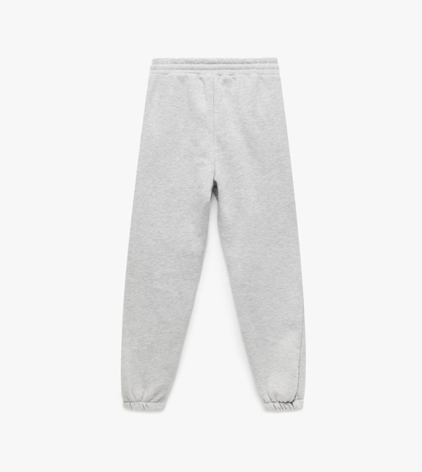 Typography Drawstring Waist Joggers