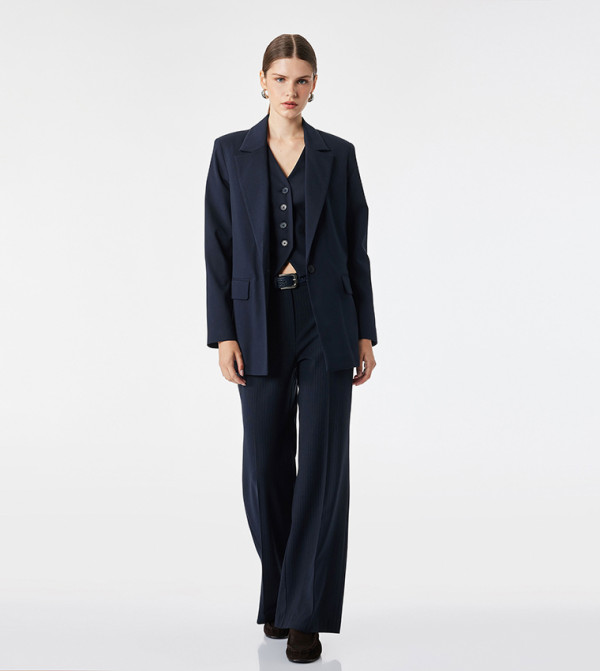 Striped Regular Fit Trousers