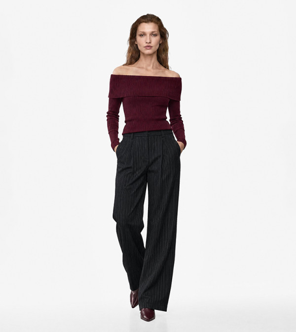 Striped Wide Leg Pants