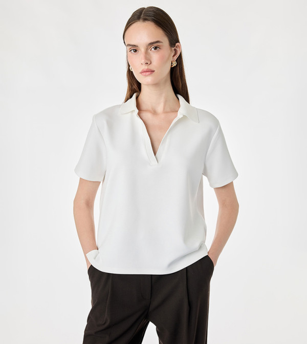 Solid Collared Regular Polo T-Shirt