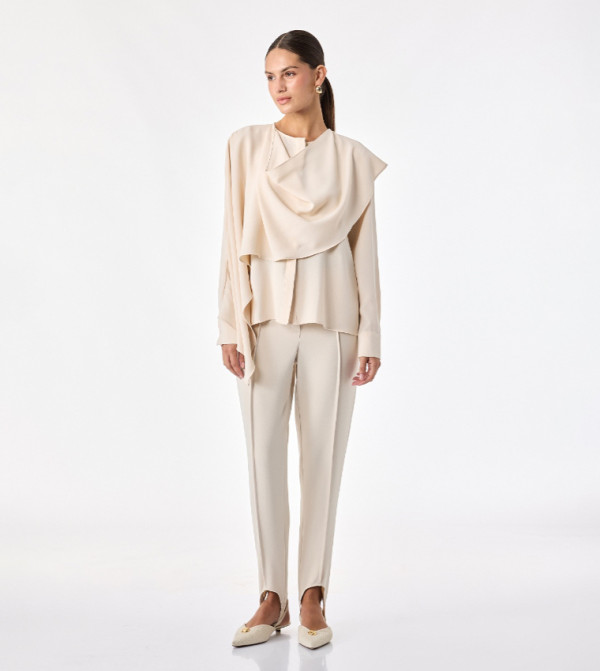 Solid Long Sleeves Top