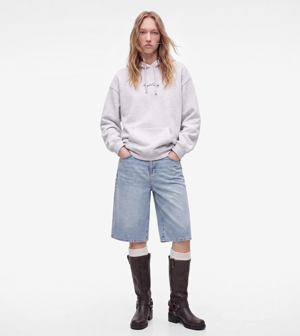 Graphic Long Sleeves Oversized Hoodie