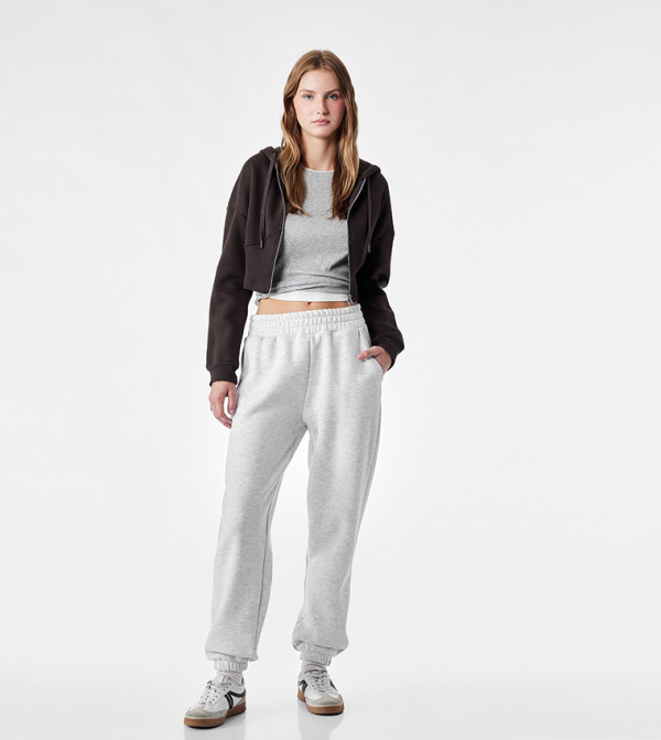 Elastic Waist Loose Fit Joggers