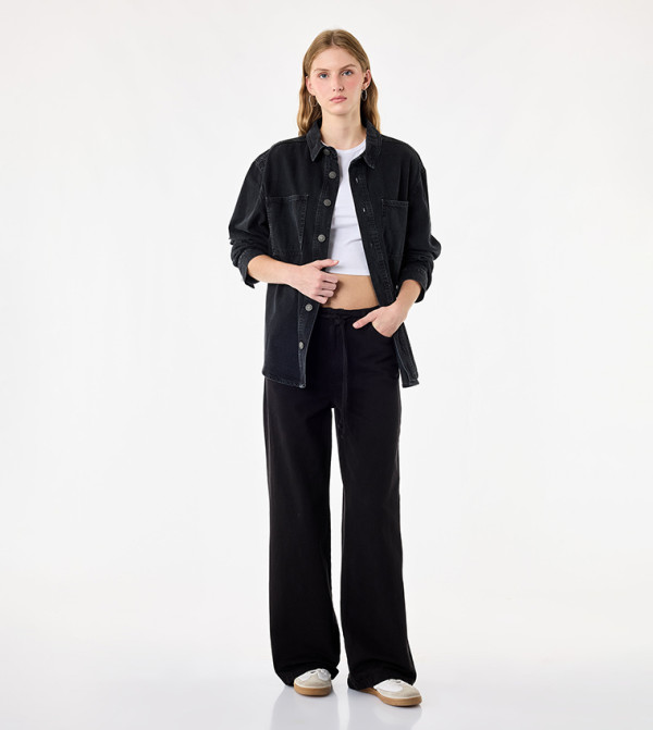 Washed Loose Fit Jeans
