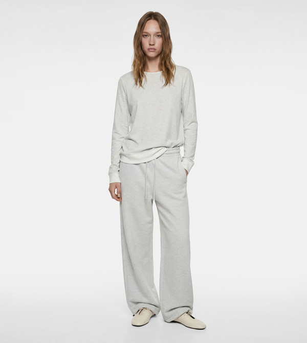 Solid Relaxed Fit Sweatpants