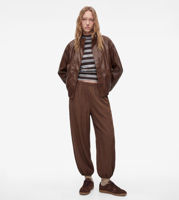 Solid Relaxed Fit Joggers