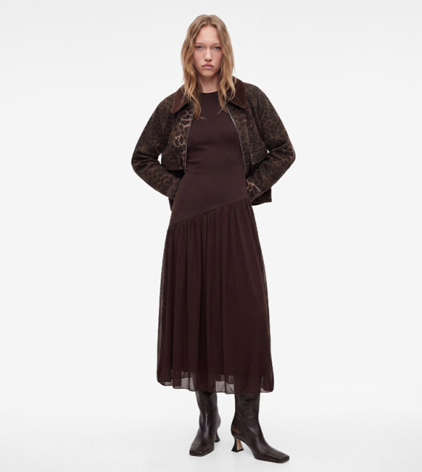 Solid Asymmetric Sleeveless Midaxi Dress