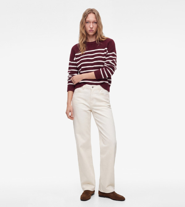 Striped Crew Neck Sweater