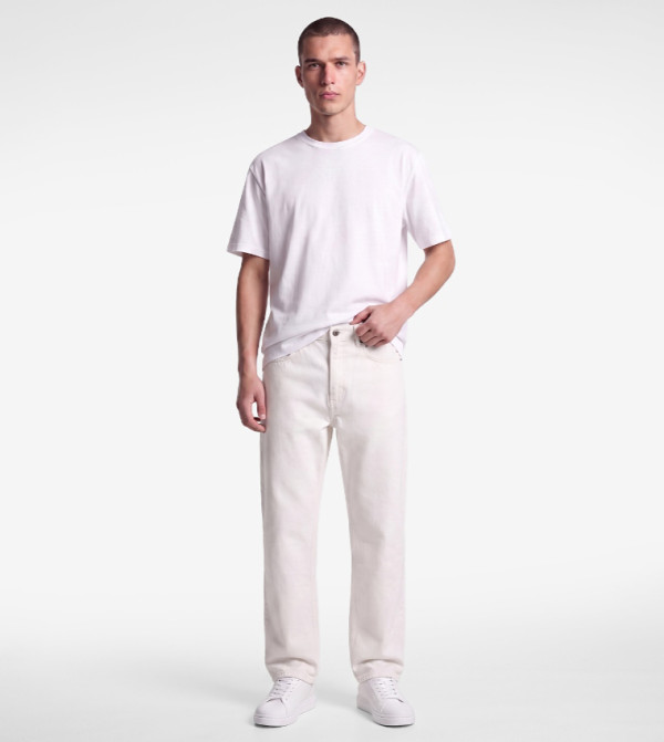 Solid Crew Neck T-Shirt