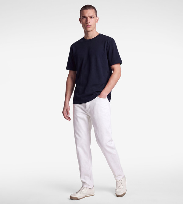 Solid Crew Neck T-Shirt